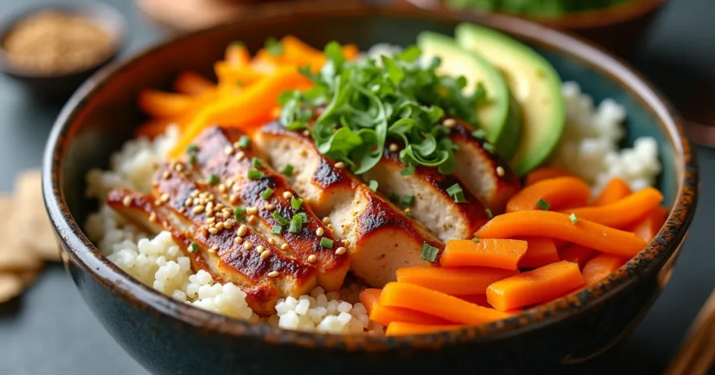 Recette Poke Bowl Poulet un plat sain et savoureux