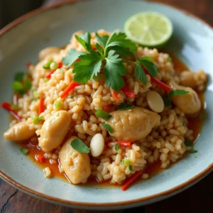 Recette Poulet Pad Thai