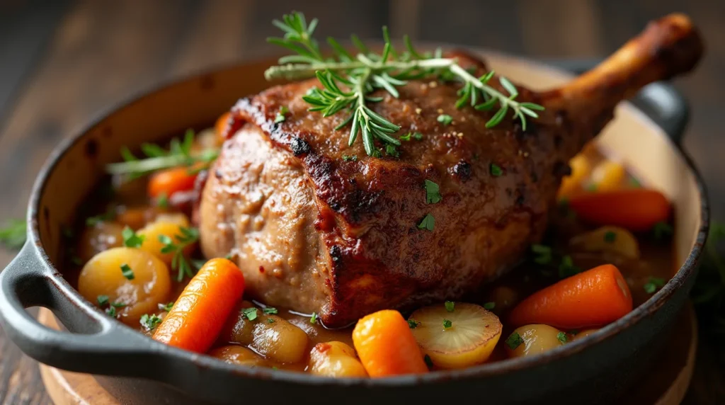 Jarret de boeuf recette au four Simple et Délicieux